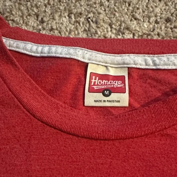 HOMAGE Red Ohio State Buckeyes Tee - Picture 2 of 7